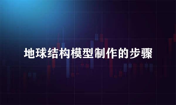 地球结构模型制作的步骤
