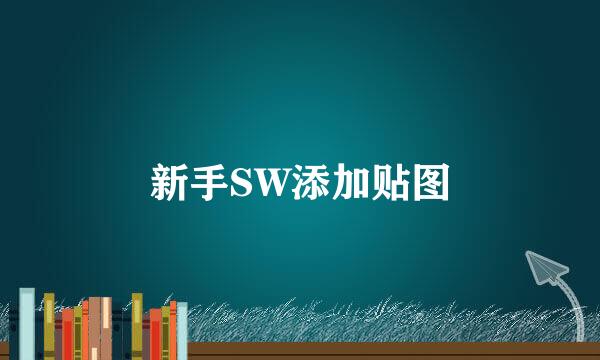 新手SW添加贴图