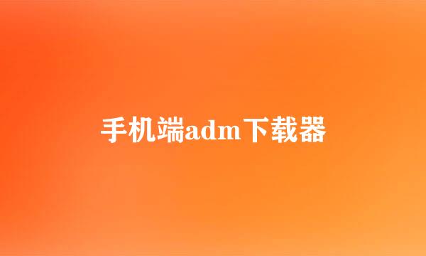 手机端adm下载器