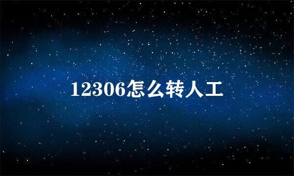 12306怎么转人工