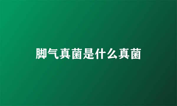 脚气真菌是什么真菌
