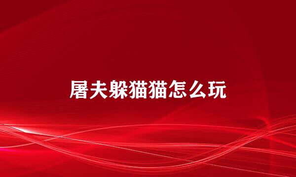屠夫躲猫猫怎么玩