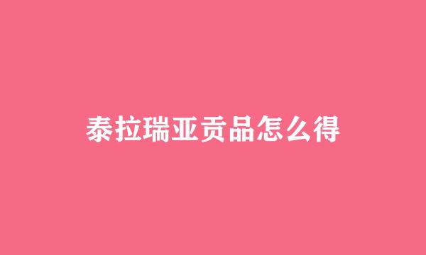 泰拉瑞亚贡品怎么得