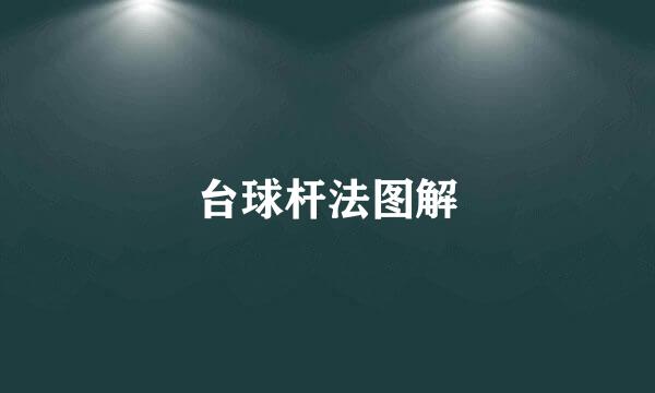台球杆法图解