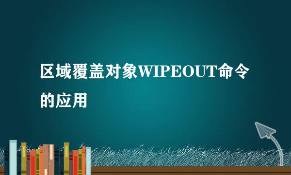 区域覆盖对象WIPEOUT命令的应用