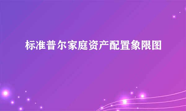 标准普尔家庭资产配置象限图