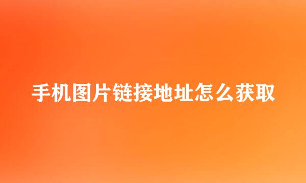 手机图片链接地址怎么获取