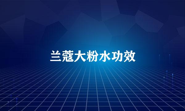兰蔻大粉水功效