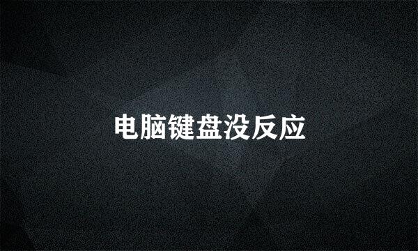 电脑键盘没反应