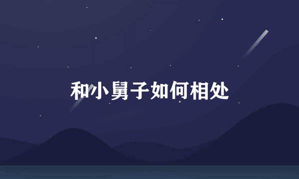 和小舅子如何相处
