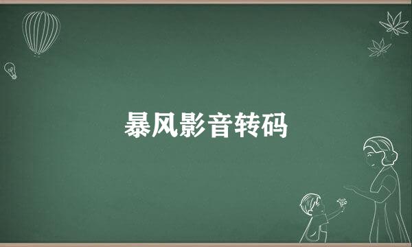 暴风影音转码