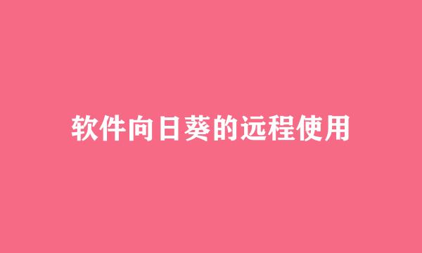 软件向日葵的远程使用