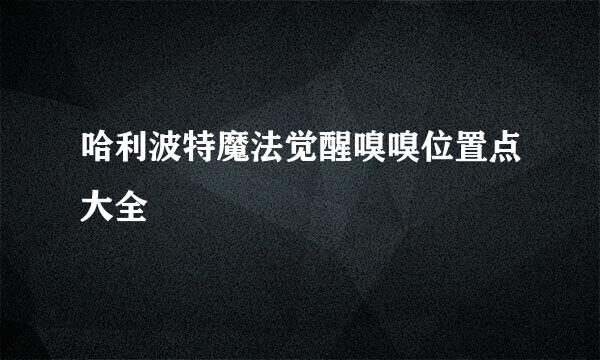 哈利波特魔法觉醒嗅嗅位置点大全