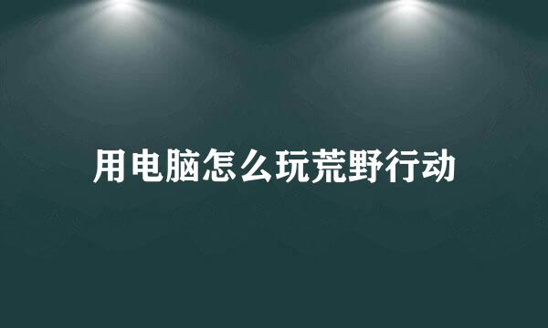用电脑怎么玩荒野行动