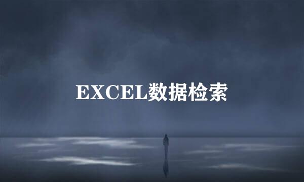 EXCEL数据检索