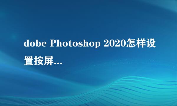 dobe Photoshop 2020怎样设置按屏幕大小缩放