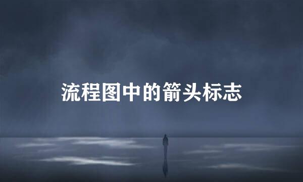流程图中的箭头标志