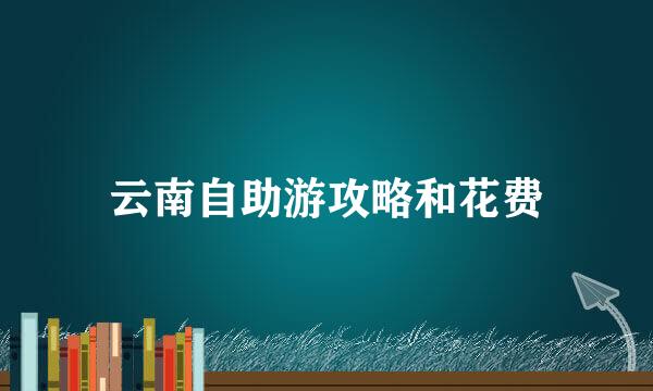 云南自助游攻略和花费