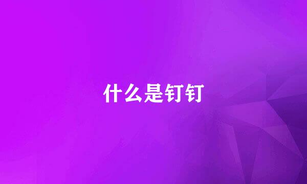 什么是钉钉