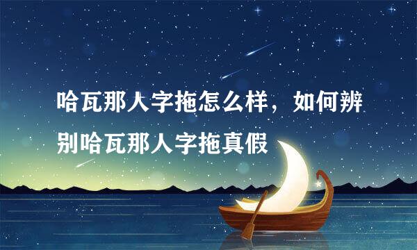 哈瓦那人字拖怎么样,如何辨别哈瓦那人字拖真假