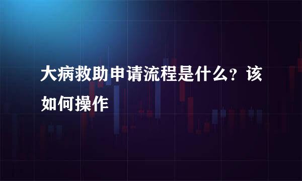 大病救助申请流程是什么？该如何操作