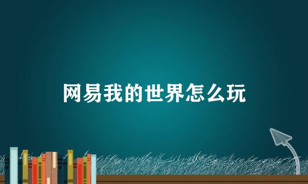 网易我的世界怎么玩