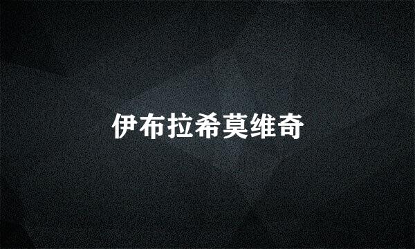 伊布拉希莫维奇