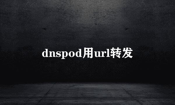 dnspod用url转发