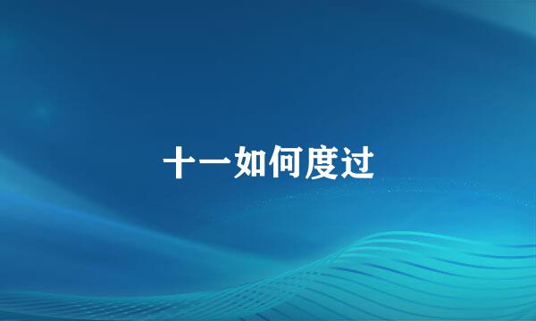 十一如何度过