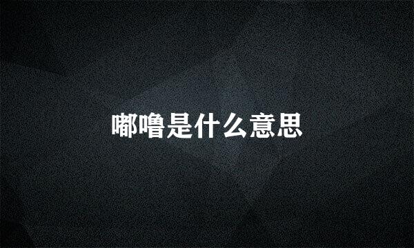 嘟噜是什么意思