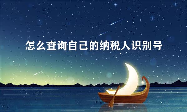 怎么查询自己的纳税人识别号