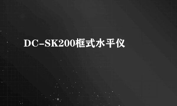 DC-SK200框式水平仪