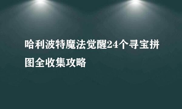 哈利波特魔法觉醒24个寻宝拼图全收集攻略