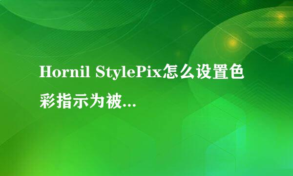 Hornil StylePix怎么设置色彩指示为被蒙版区域