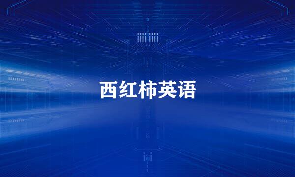 西红柿英语