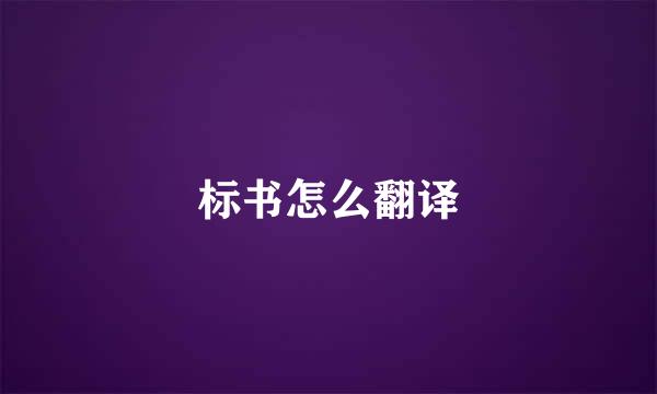 标书怎么翻译