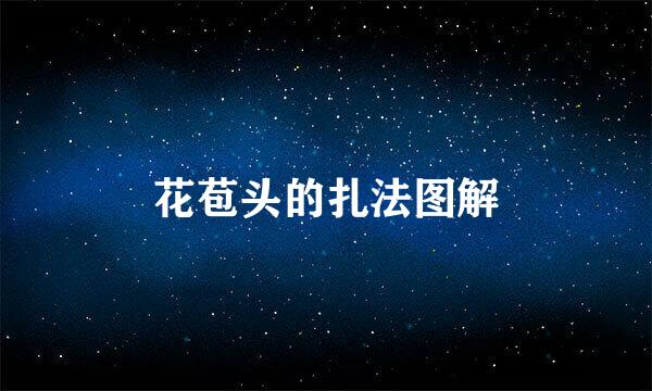 花苞头的扎法图解
