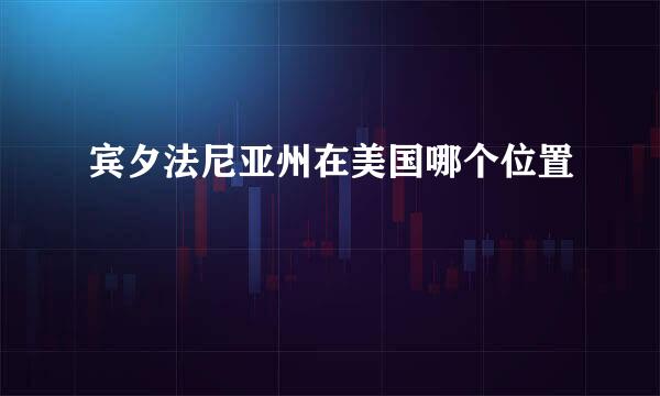 宾夕法尼亚州在美国哪个位置