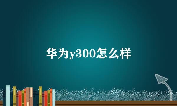 华为y300怎么样