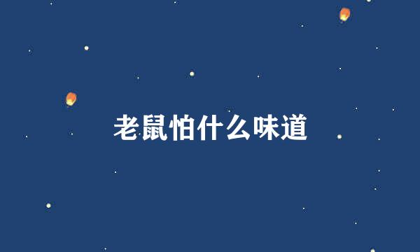 老鼠怕什么味道