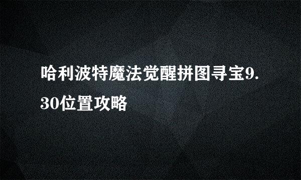 哈利波特魔法觉醒拼图寻宝9.30位置攻略