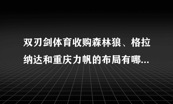 双刃剑体育收购森林狼、格拉纳达和重庆力帆的布局有哪些意义和效果？今后的发展如何？