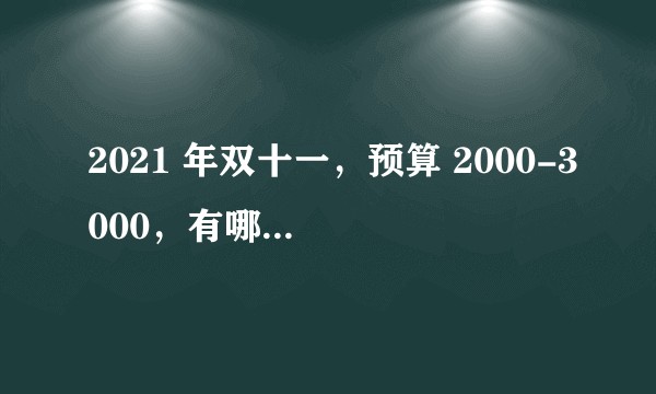 2021 年双十一，预算 2000-3000，有哪些高性价比手机推荐？